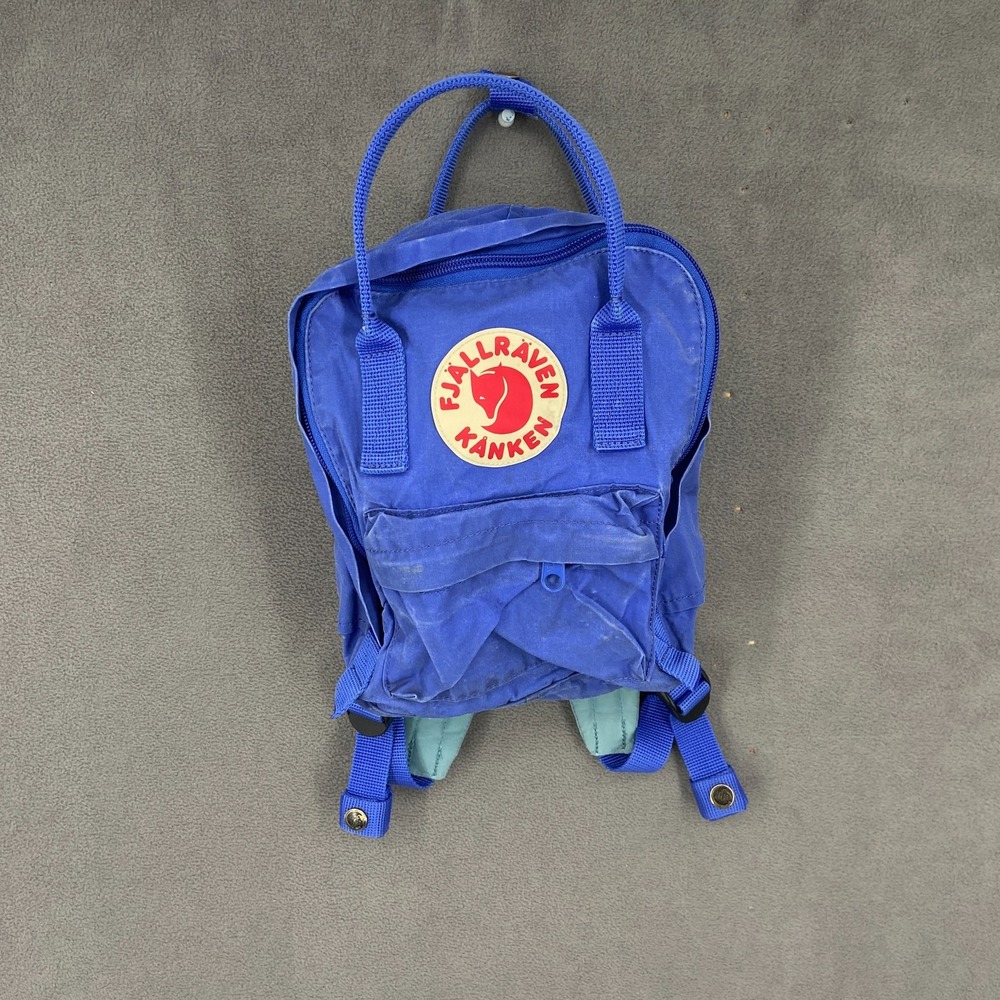 Fjallraven Kanken Mini Backpack Unisex Blue Outdoor Water Resistant Quick Drying